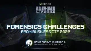 Business CTF 2023 - Looking at Forensics Challenges from last years' competition by 0xdf