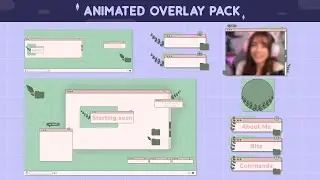 FREE CUTE RETRO LOFI STREAM OVERLAY FOR DOWNLOAD