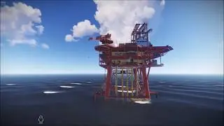 RUST Нефтяная платформа и Heavy npc