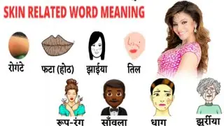 skin related vocabulary