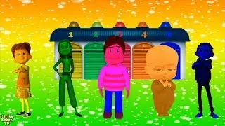 Patron Bebek, Bal Kız, Gürgen, Galip ile Sayıları ve Renkleri Öğrenerek Eğleniyoruz.