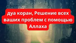 дуа коран, Решение всех ваших проблем с помощью Аллаха