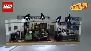 LEGO 21328 Seinfeld LED light speed build