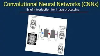 Quick intro to convolutional neural networks for image processing in PET