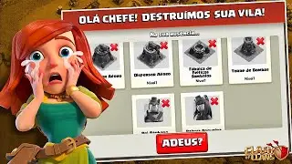 😱😭 A SUPERCELL ACABOU COM A VILA MAIS 'DIFERENCIADA' DO CLASH OF CLANS!?