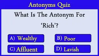 Antonyms Quiz 19: Can You Score 10/10?