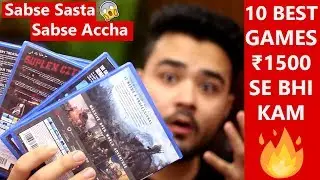 Top 10 PS4 Games UNDER ₹1500 | HINDI (2020) | 