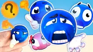 😱КАК СЛЕПИТЬ BLUE EMOJI из пластилина! Лепим популярные эмодзи