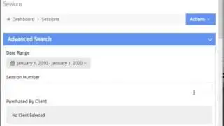How to Delete Session Records in Bodywork Buddy