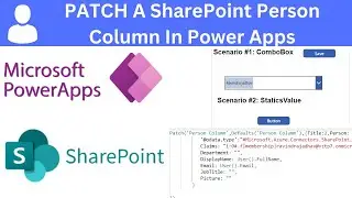 PATCH A SharePoint Person Column In Power Apps
