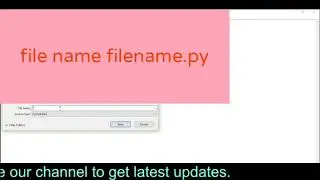 how to run, save a python file in IDLE