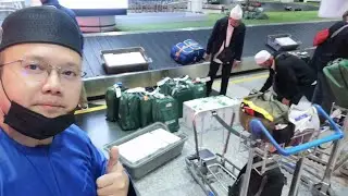 ALHAMDULILLAH SELAMAT TIBA DI TANAH AIR - URUSAN PENGAGIHAN BAGASI DAN ZAMZAM
