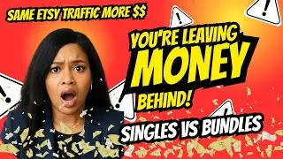 Singles vs Bundles on Etsy: The Simple Strategy That Doubled My AOV