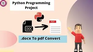 Convert Word To Pdf Using Python | .docx to .pdf from Python programming| Infoanil