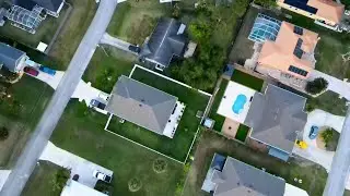 4k Drone Footage Neighborhood Flight