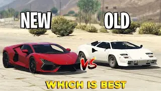 GTA5: Old Lamborghini Vs New | Comparison