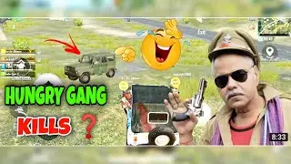 HUNGRY GANG 🤣 FULL FUNNY GAMEPLAY !! In Pubg Mubile Lite My Squad Power !! 2022 Funny Gameplay