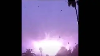 the view of the sun exploding from earth.