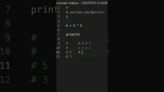 Python XOR | Exclusive OR