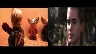 Lego LOTR Fellowship of the Ring Trailer Side by Side