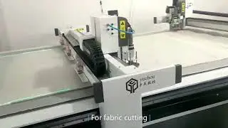 Luggage fabric CNC oscillating knife cutting machine
