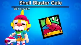 Brawl Stars | Shell Blaster Gale skin preview video