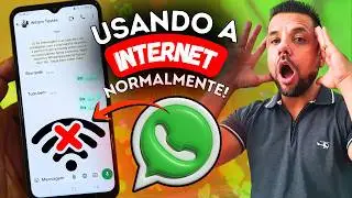 Como Ficar Totalmente OFFLINE NO WHATSAPP E Continuar usando a INTERNET no CELULAR