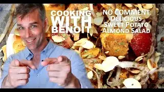 5 minute Delicious Sweet Potato Almond Salad - 6 ingredients