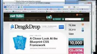 Install PHP Tutorial 8 - JQuery MVC Blueprint CSS part 1.2