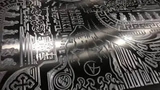 Aluminum cnc engraved