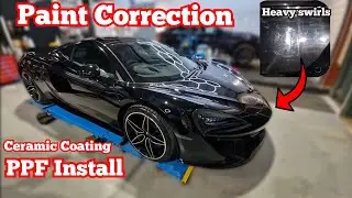 Detailing a British Supercar: McLaren 570 GT Paint Protection Film and Ceramic Coating.