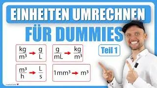 Einheiten umrechnen für DUMMIES TEIL 1/2 || Physik für Mediziner || Physik Grundlagen
