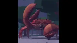 fighting a crab in public server