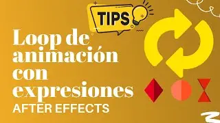 Loop de animación con expresiones en After Effects