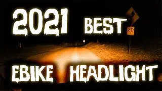 BEST EBIKE HEADLIGHT 2021 - AMBER HID * BRIGHTEST ELECTRIC BIKE *