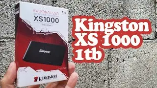 Kingston XS 1000 de 1tb con EL ALMACENAMIENTO MAS RAPIDO y portátil