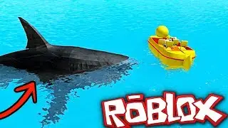 UN TIBURON ME ATACA EN ROBLOX 😱 💀