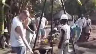 Drilling the Well - Guinea Missions Trip