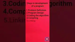 #program developing steps #Computerengineering #learnprogram chap.1 PIC #polytechnic 3rd semester