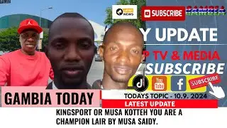KINGSPORT OR MUSA KOTTEH YOU ARE A CHAMPION LAIR BY MUSA SAIDY.