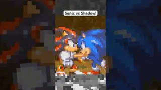 Sonic vs Shadow! Sonic The Hedgehog Sprite Animation: #sonic