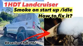 1HZ 1HDT  Landcruiser smoke on idle start up