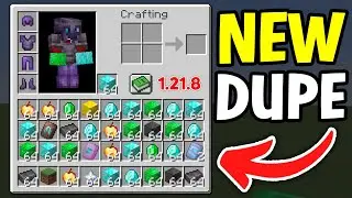 EASY Minecraft Duplicate Glitch 1.21.8 (DUPE ANY ITEM/BLOCK)
