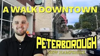 Peterborough New Hampshire Downtown Tour
