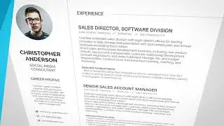 Resume Template Synnove