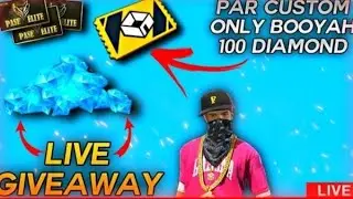 FREE FIRE LIVE GIVEAWAY| FREE FIRE LIVE CUSTOM ROOM|GIVEAWAy