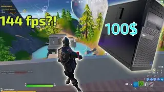 Cheapest Fortnite gaming pc in 2021! 100$💸, How good is it?!