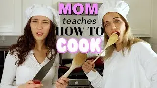 my MOM teaches me how to COOK TURKISH FOOD!
