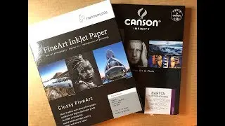 Hahnemühle Fine Art Baryta vs. Canson Baryta Photographique