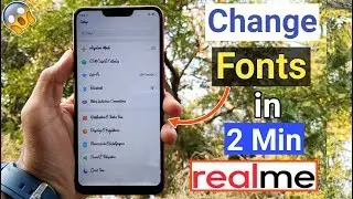 How To Change Fonts in RealMe Devices (So Simple) All RealMe Mobiles